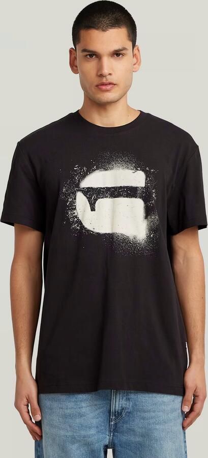 G-Star Raw T-shirt Korte Mouw Spray G Logo R T