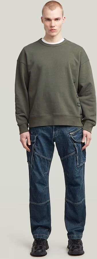 G-Star RAW Sprayed 89 Graphic Loose Sweater Grijs Heren - Foto 6