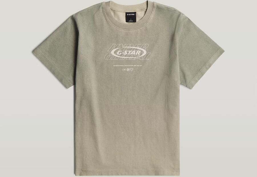 G-Star RAW Sprayed Hyper Graphic T-Shirt Meerkleurig Dames - Foto 4