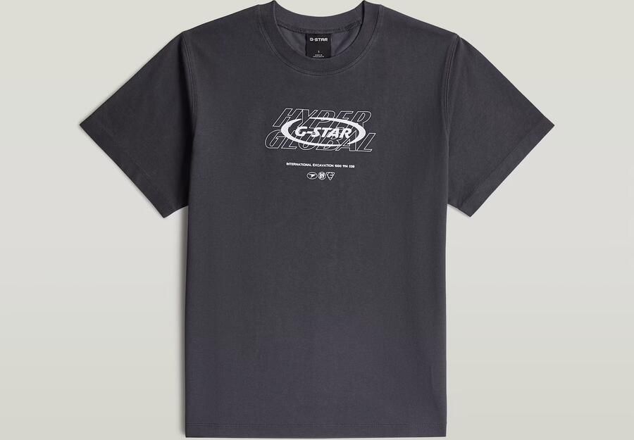 G-Star RAW Sprayed Hyper Graphic T-Shirt Meerkleurig Dames - Foto 4