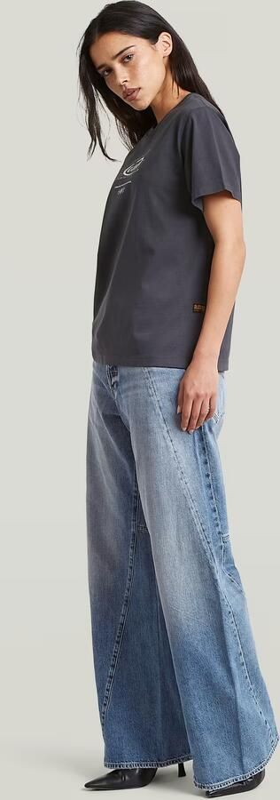 G-Star RAW Sprayed Hyper Graphic T-Shirt Meerkleurig Dames - Foto 7