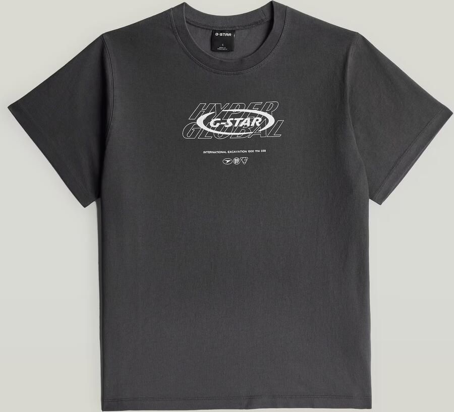 G-Star RAW Sprayed Hyper Graphic T-Shirt Meerkleurig Dames - Foto 3