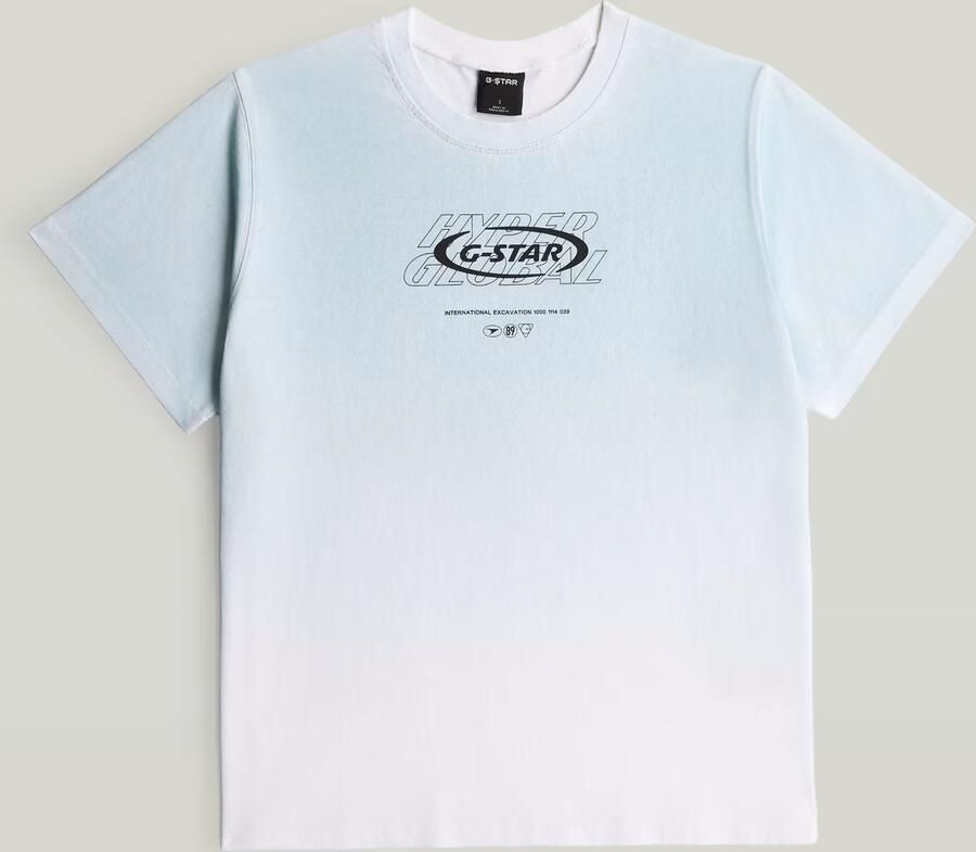 G-Star RAW Sprayed Hyper Graphic T-Shirt Meerkleurig Dames
