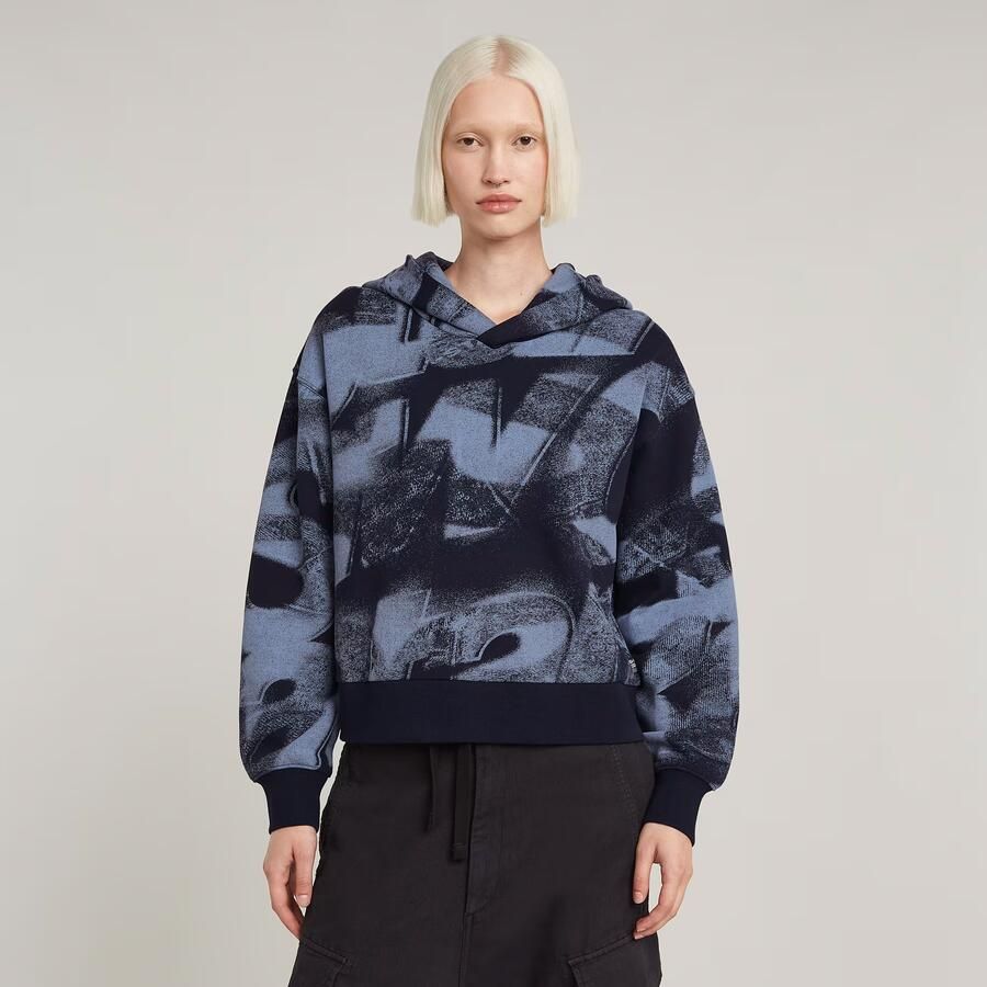 G-Star RAW Sprayed Letters Loose Hoodie Meerkleurig Dames - Foto 7