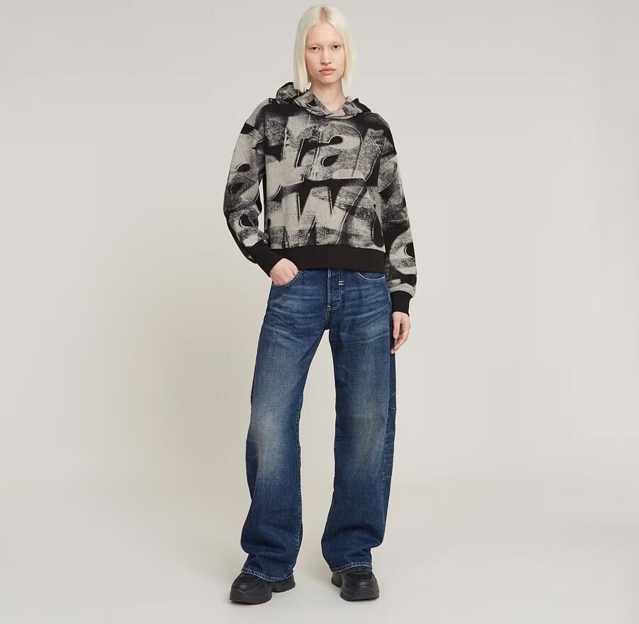 G-Star RAW Sprayed Letters Loose Hoodie Meerkleurig Dames - Foto 4
