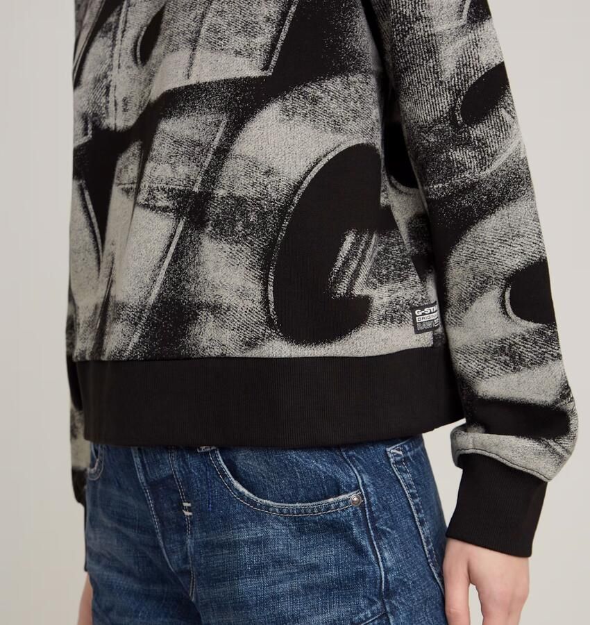 G-Star RAW Sprayed Letters Loose Hoodie Meerkleurig Dames - Foto 5