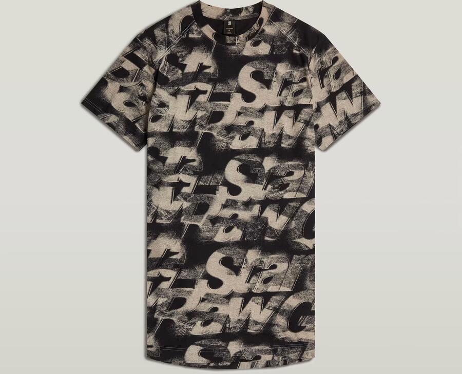 G-Star RAW Sprayed Letters Loose Jurk Meerkleurig Dames - Foto 5