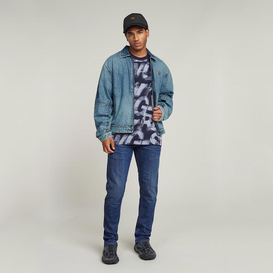 G-Star RAW Sprayed Letters Loose T-Shirt Meerkleurig Heren - Foto 3