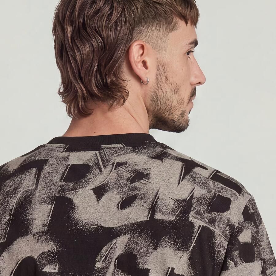 G-Star RAW Sprayed Letters Loose T-Shirt Meerkleurig Heren - Foto 3