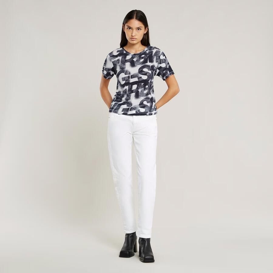 G-Star RAW T-shirt Sprayed Letters met all-over print - Foto 4
