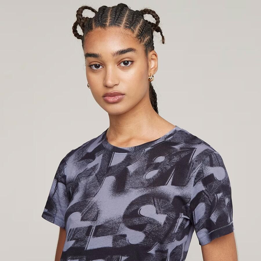 G-Star RAW Sprayed Letters Top Meerkleurig Dames - Foto 2