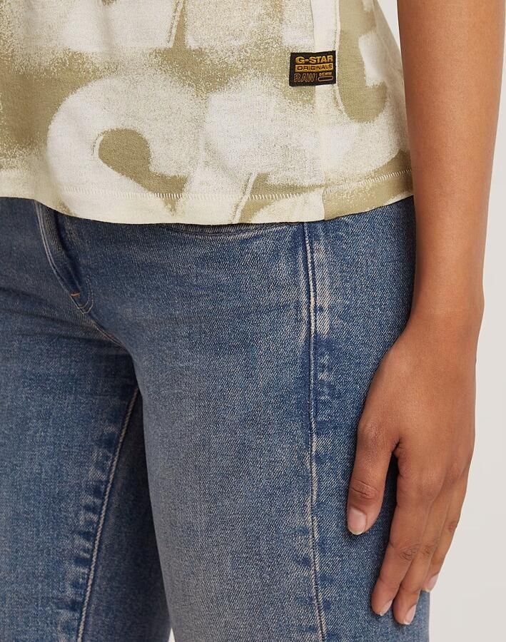 G-Star RAW Sprayed Letters Top Meerkleurig Dames - Foto 5