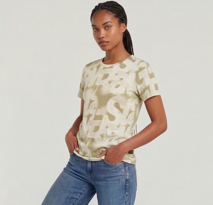 G-Star Raw T-shirt met ronde hals en labeldetail - Foto 6