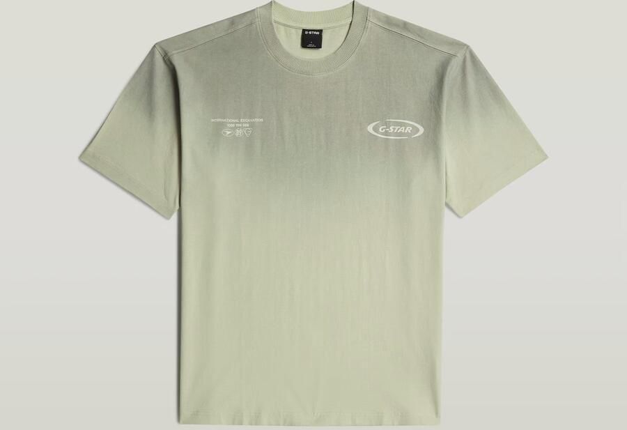 G-Star RAW Sprayed Relaxed Logo T-Shirt Meerkleurig Heren - Foto 4