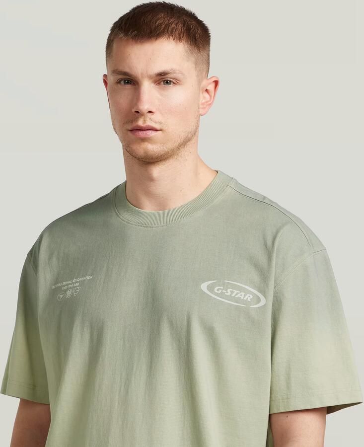 G-Star RAW Sprayed Relaxed Logo T-Shirt Meerkleurig Heren - Foto 3