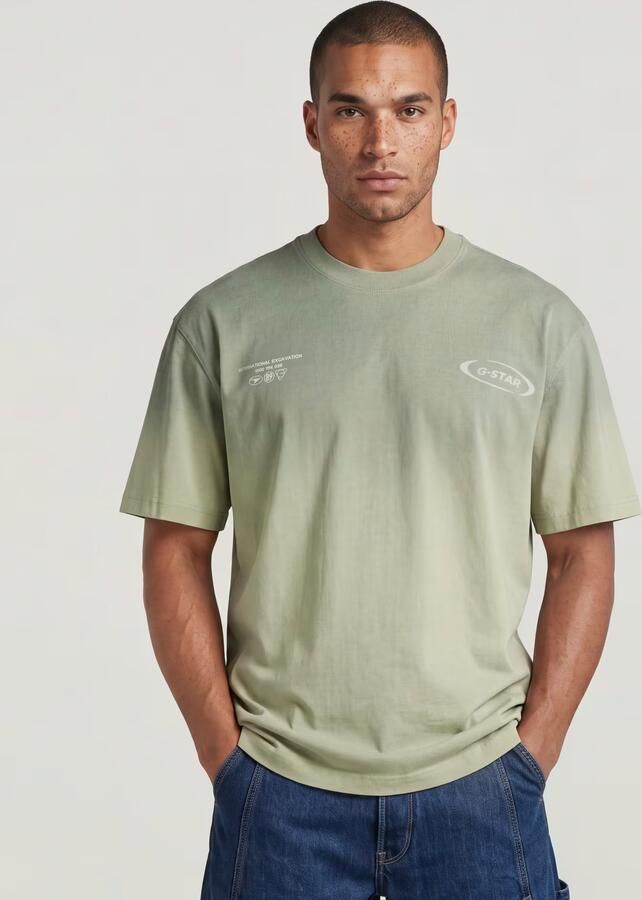 G-Star RAW Sprayed Relaxed Logo T-Shirt Meerkleurig Heren - Foto 5