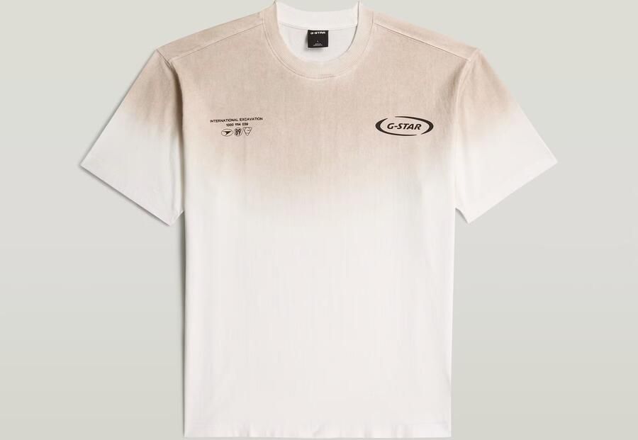 G-Star RAW Sprayed Relaxed Logo T-Shirt Meerkleurig Heren - Foto 5
