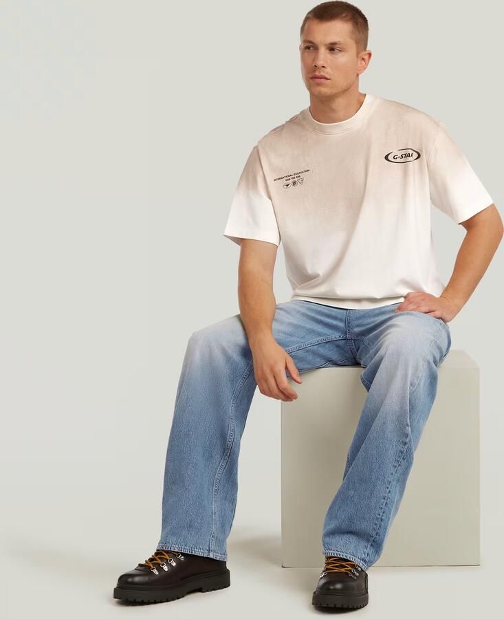 G-Star RAW Sprayed Relaxed Logo T-Shirt Meerkleurig Heren - Foto 3