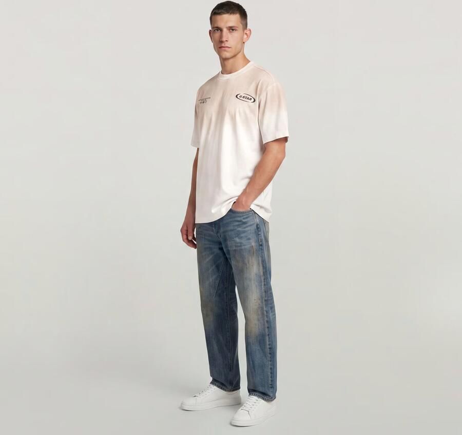 G-Star RAW Sprayed Relaxed Logo T-Shirt Meerkleurig Heren - Foto 5