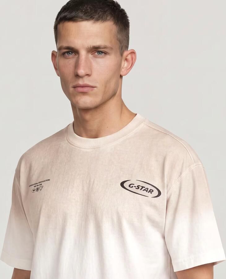 G-Star RAW Sprayed Relaxed Logo T-Shirt Meerkleurig Heren - Foto 7