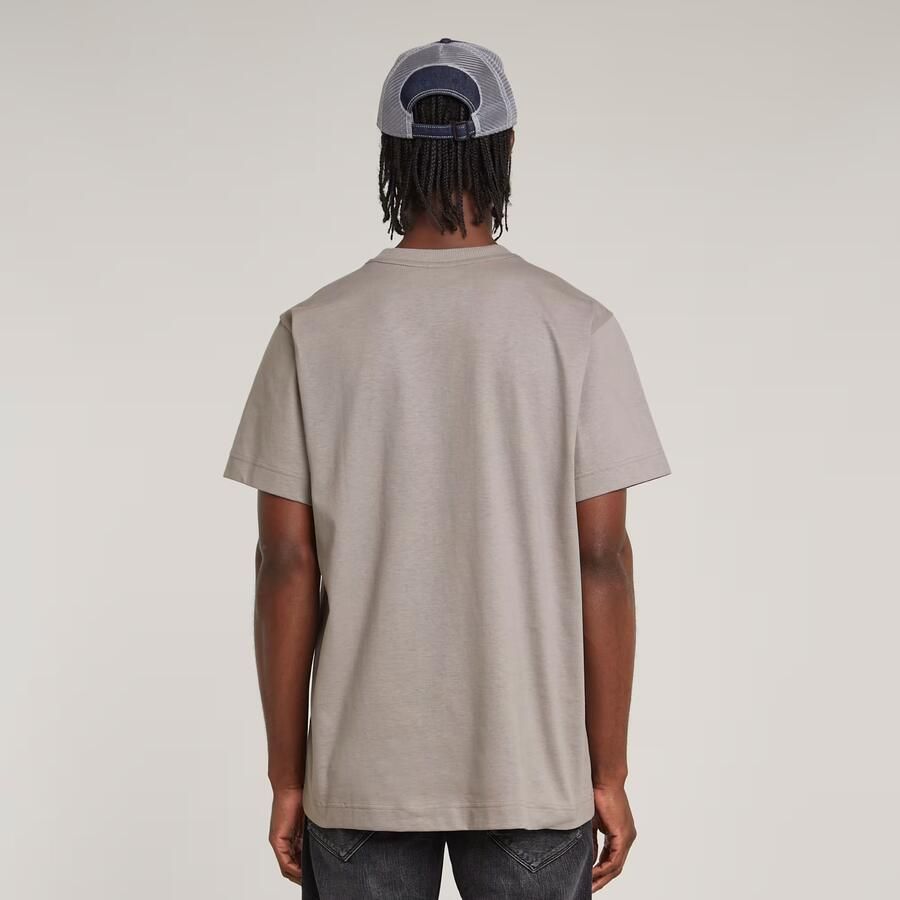 G-Star RAW Stairs Graphic Loose T-shirt Grijs Heren