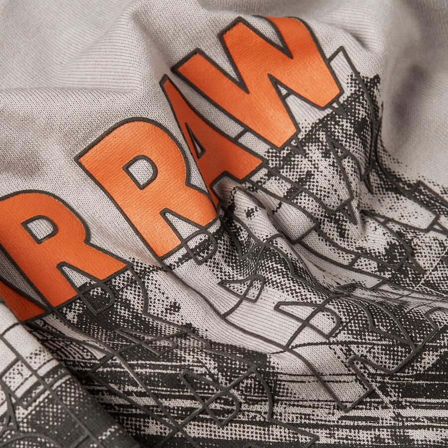 G-Star RAW Stairs Graphic Loose T-shirt Grijs Heren - Foto 5