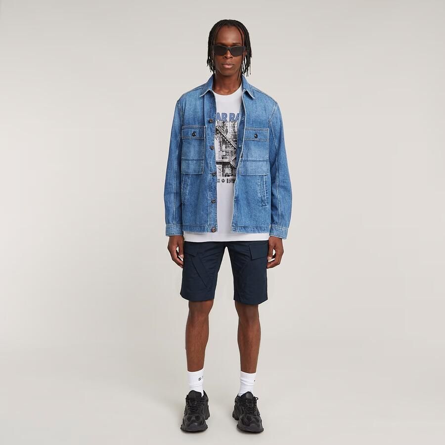 G-Star RAW Stairs Graphic Loose T-shirt Wit Heren - Foto 2