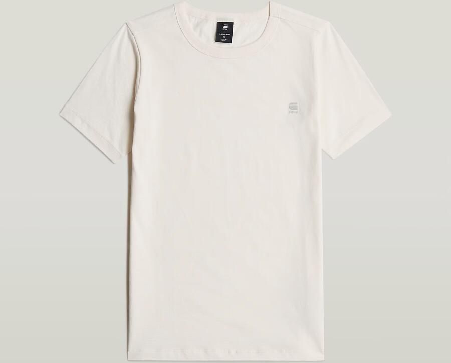 G-Star RAW Statement Chest Logo Optic Slim Top Beige Dames - Foto 3