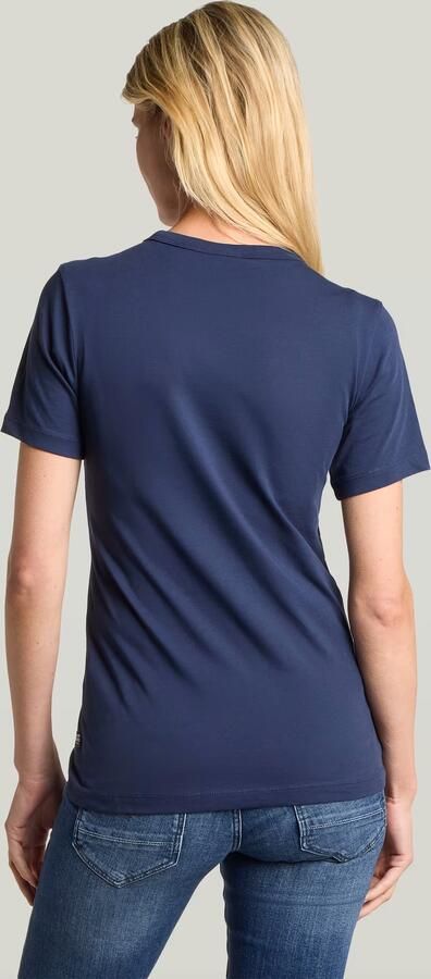 G-Star RAW Statement Optic Chest Logo T-Shirt Donkerblauw Dames - Foto 5