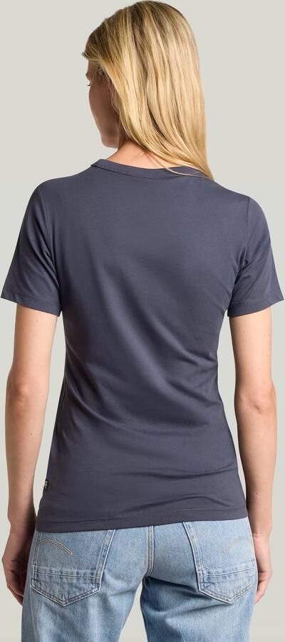 G-Star RAW Statement Optic Chest Logo T-Shirt Donkerblauw Dames - Foto 5