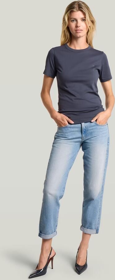 G-Star RAW Statement Optic Chest Logo T-Shirt Donkerblauw Dames - Foto 6