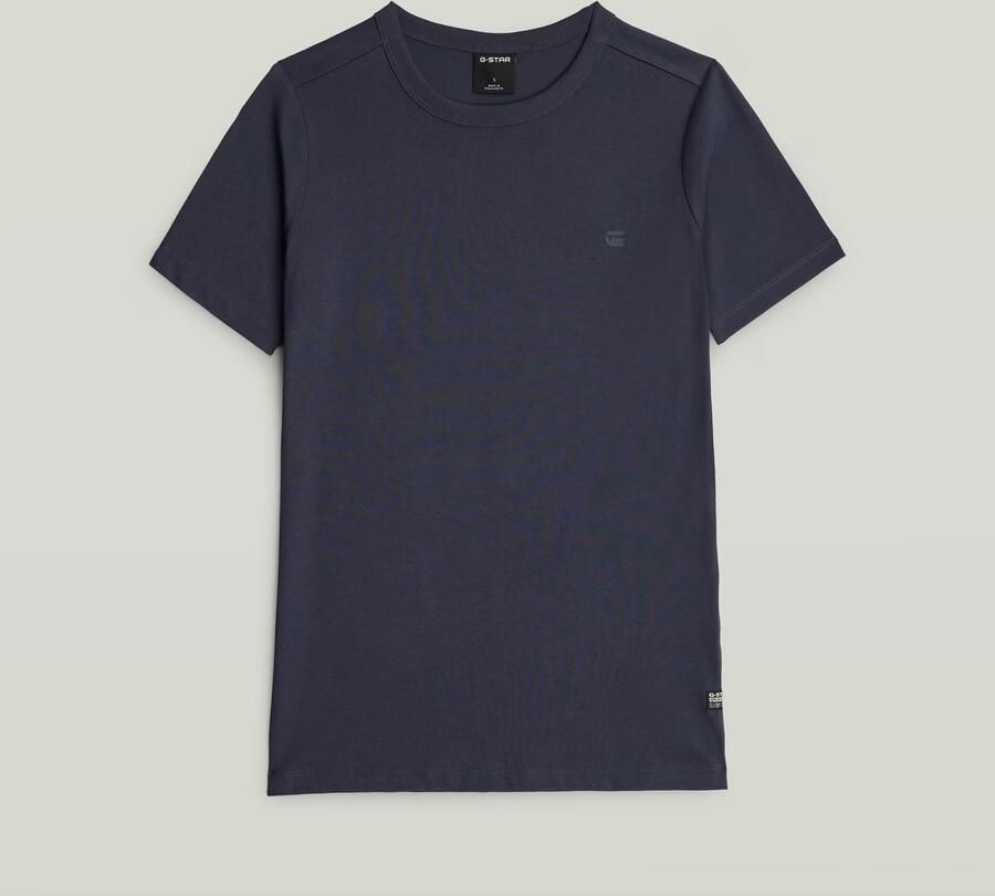 G-Star RAW Statement Optic Chest Logo T-Shirt Donkerblauw Dames - Foto 4