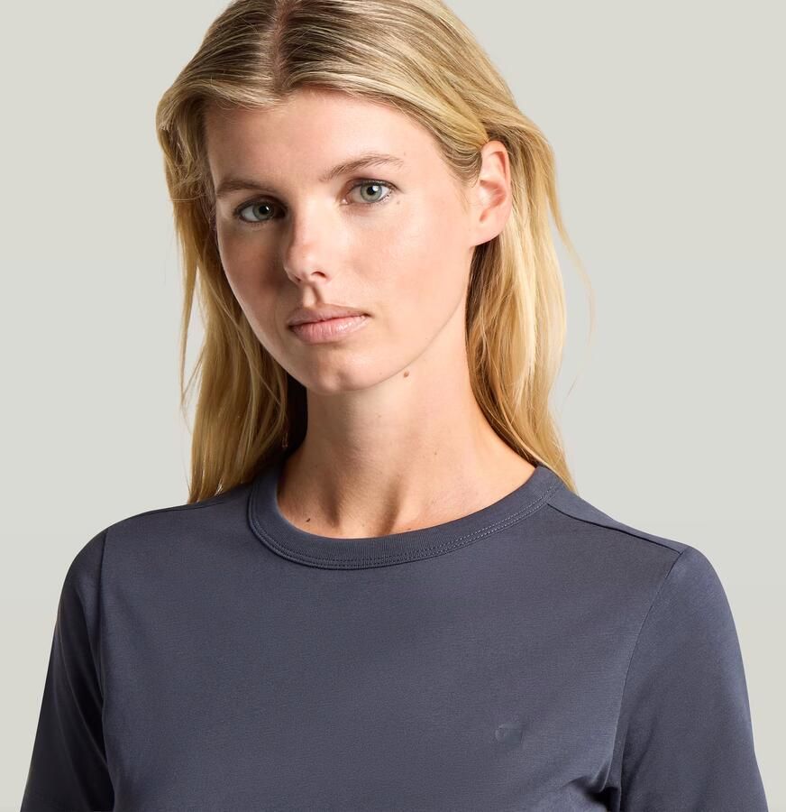 G-Star RAW Statement Optic Chest Logo T-Shirt Donkerblauw Dames - Foto 3