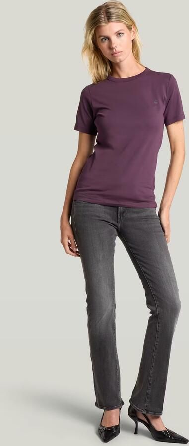 G-Star RAW Statement Optic Chest Logo T-Shirt Paars Dames - Foto 6