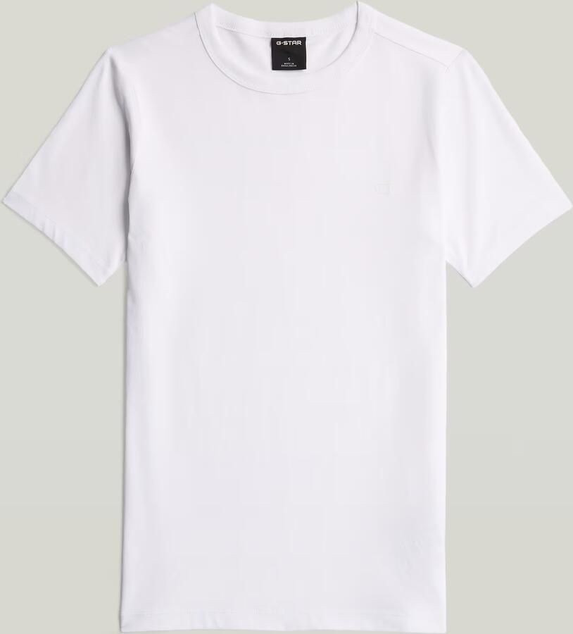G-Star RAW Statement Optic Chest Logo T-Shirt Wit Dames - Foto 3