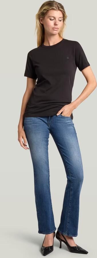 G-Star RAW Statement Optic Chest Logo T-Shirt Zwart Dames - Foto 6