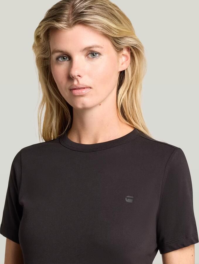 G-Star RAW Statement Optic Chest Logo T-Shirt Zwart Dames - Foto 4