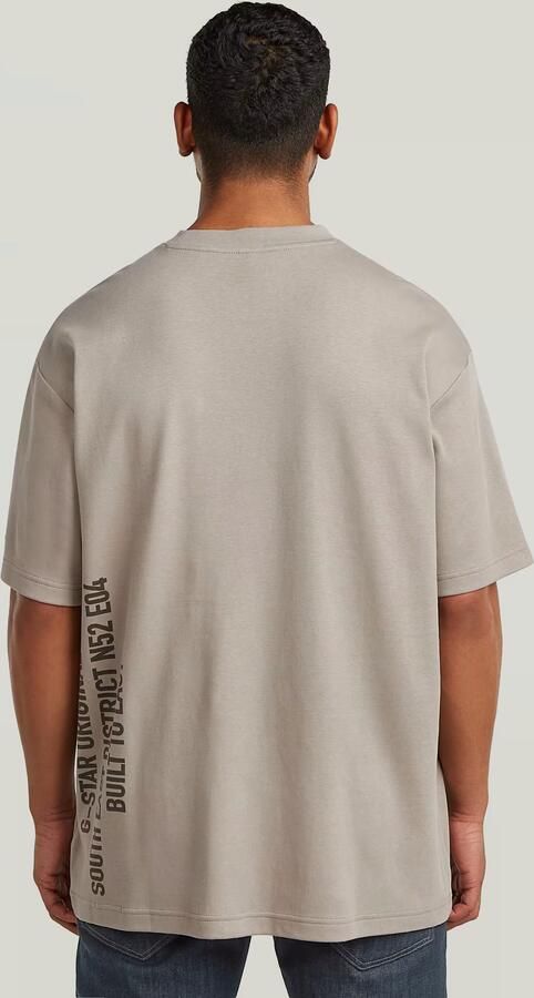 G-Star RAW Stencil Relaxed T-Shirt Beige Heren - Foto 10