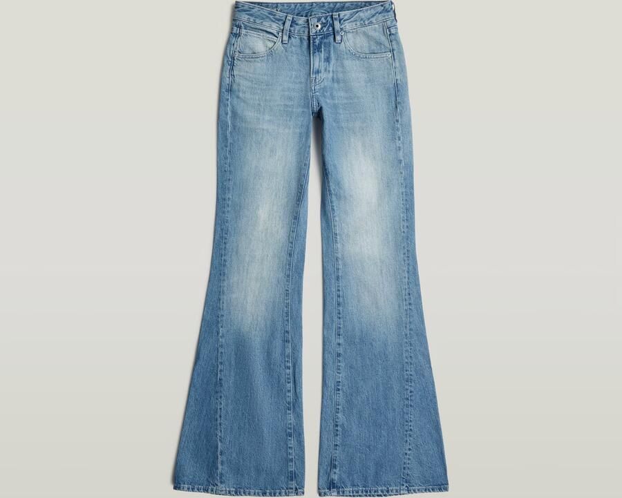 G-Star RAW Stevey Flare Jeans Midden blauw Dames - Foto 7