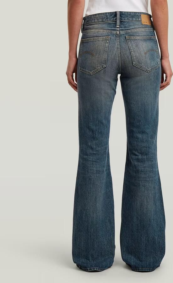 G-Star RAW Stevey Flare Jeans Donkerblauw Dames - Foto 5