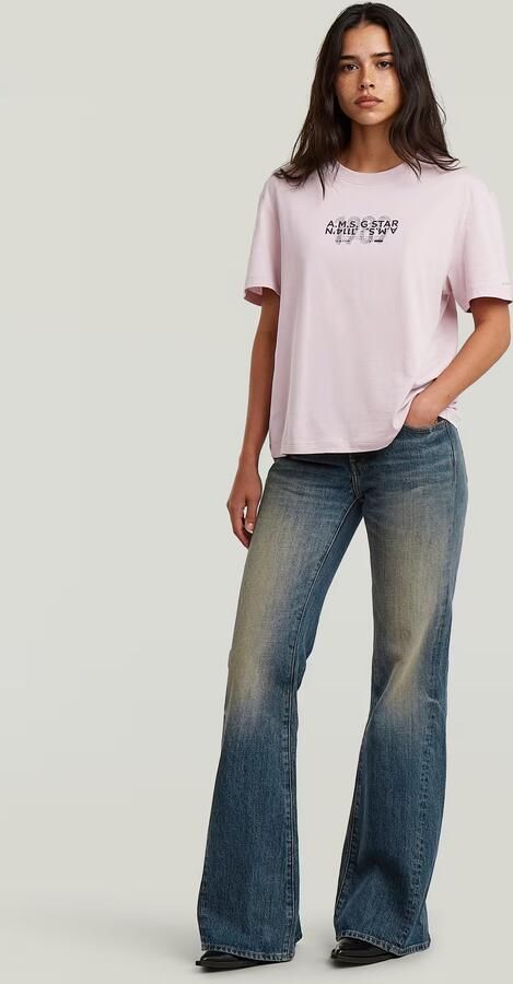 G-Star RAW Stevey Flare Jeans Donkerblauw Dames - Foto 6