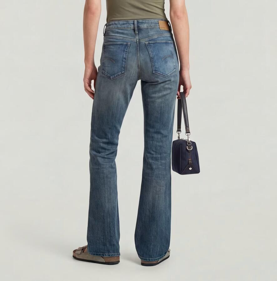 G-Star RAW Stevey Flare Jeans Donkerblauw Dames - Foto 3