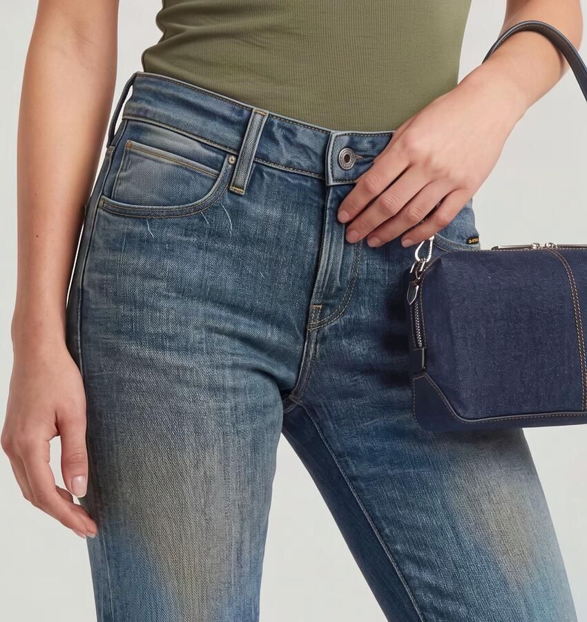 G-Star RAW Stevey Flare Jeans Donkerblauw Dames - Foto 6