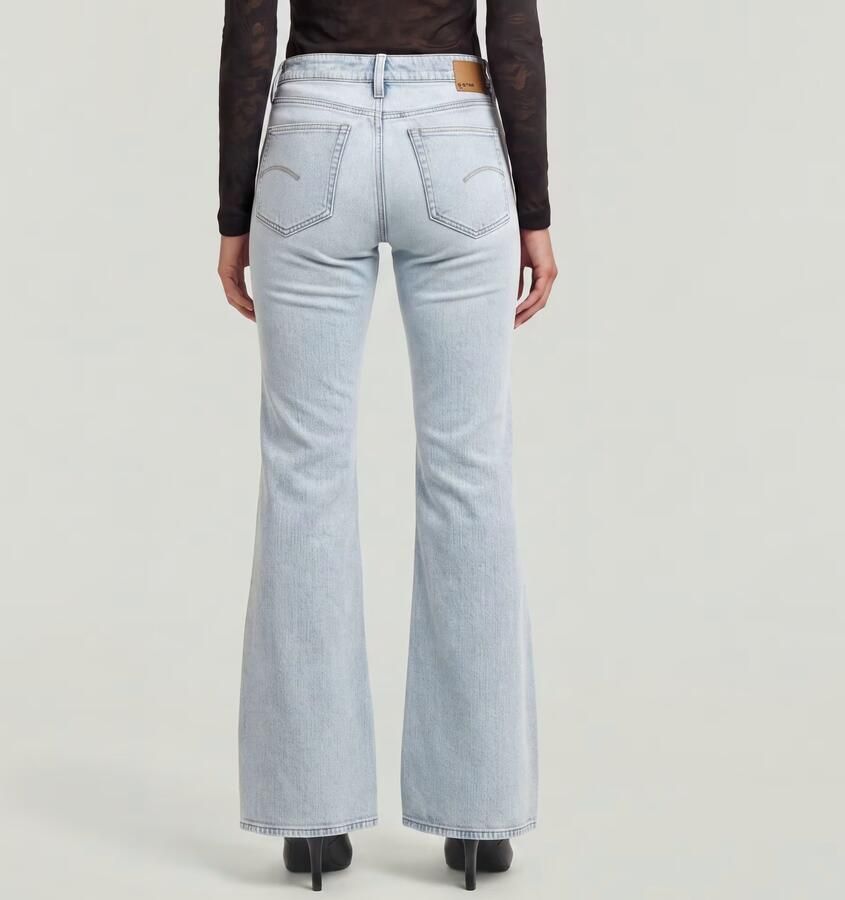 G-Star RAW Stevey Flare Jeans Lichtblauw Dames - Foto 6