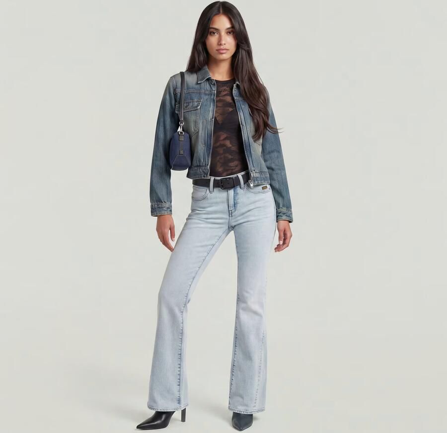 G-Star RAW Stevey Flare Jeans Lichtblauw Dames - Foto 4
