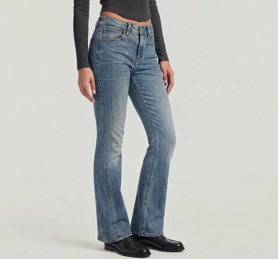 G-Star RAW Stevey Flare Jeans Lichtblauw Dames