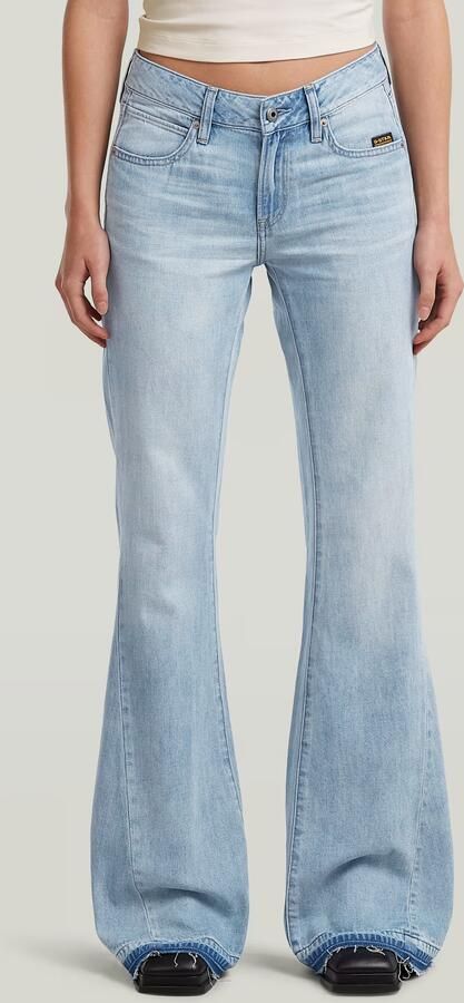 G-Star RAW Stevey Flare Jeans Midden blauw Dames