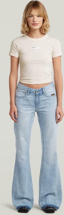 G-Star RAW Stevey Flare Jeans Midden blauw Dames - Foto 7