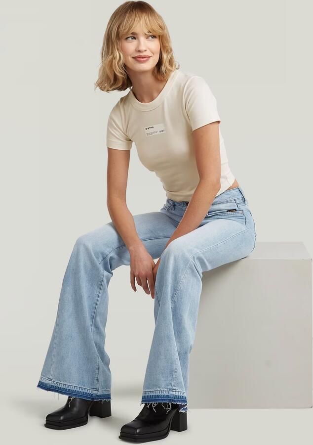 G-Star RAW Stevey Flare Jeans Midden blauw Dames - Foto 5