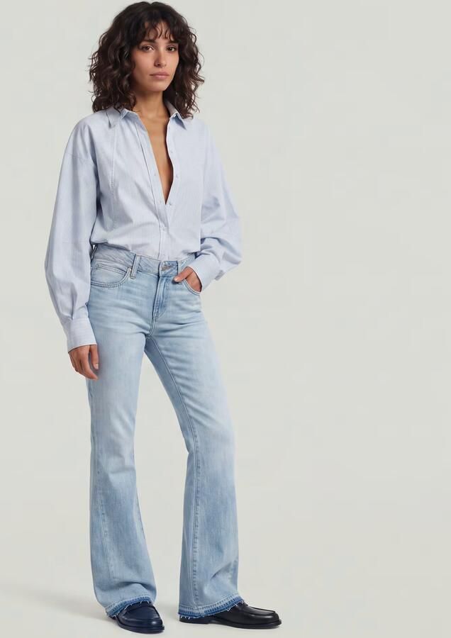 G-Star RAW Stevey Flare Jeans Midden blauw Dames - Foto 6